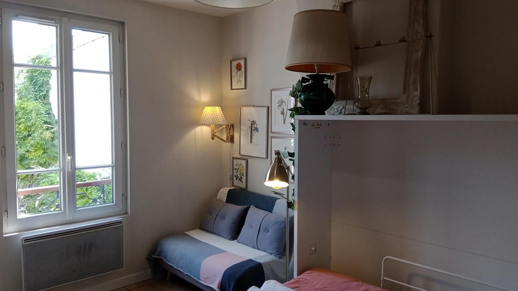 Paris Authentic House Small, Bright And Calm Studio Rum bild